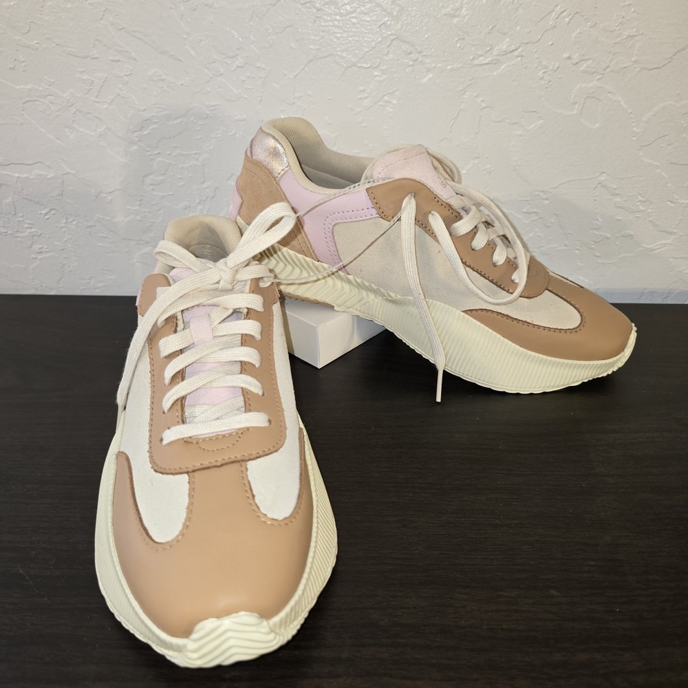 Sorel Ona Platform Lace Sneaker Shoes NL5097-292 Women's 9.5 - Picture 1 of 13